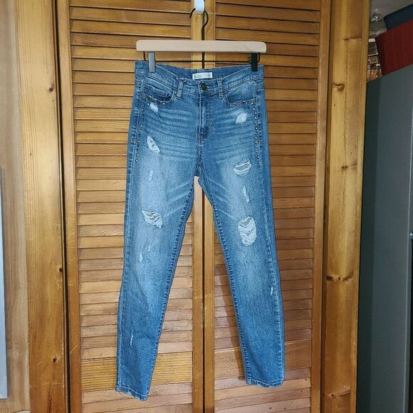 Mudd High Rise Skinny Jeans Size 7 - Picture 4 of 9